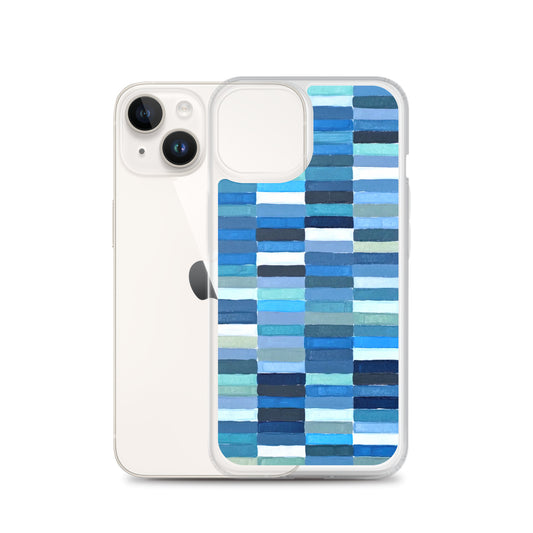 Blue Blocks 2 iPhone Case