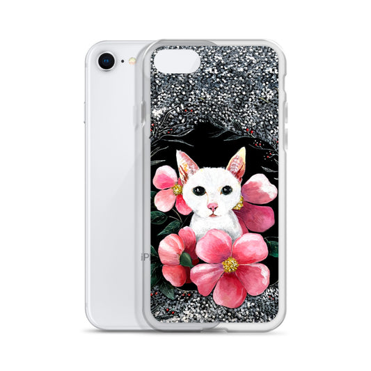 Flower Cat iPhone Case