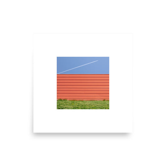 The grass is greener over here Print