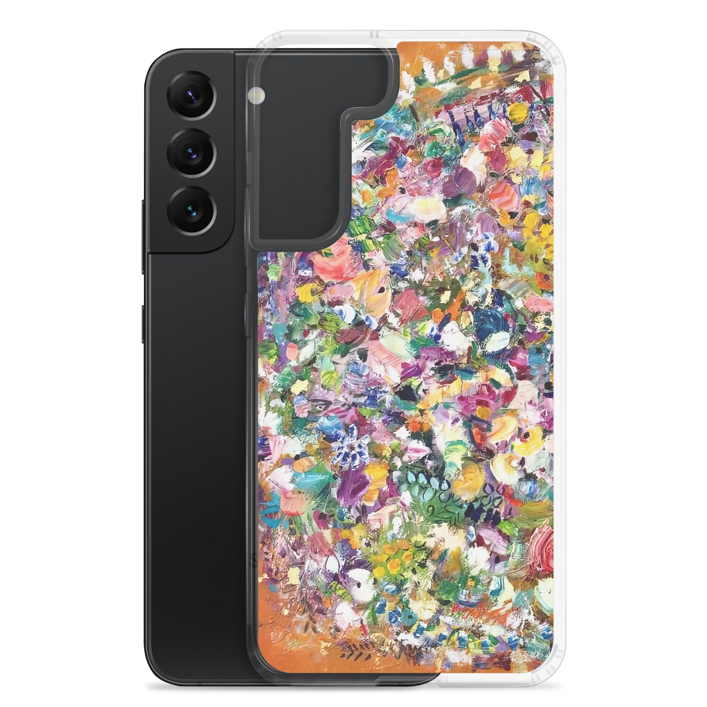 Orange Flower Bomb Samsung Case