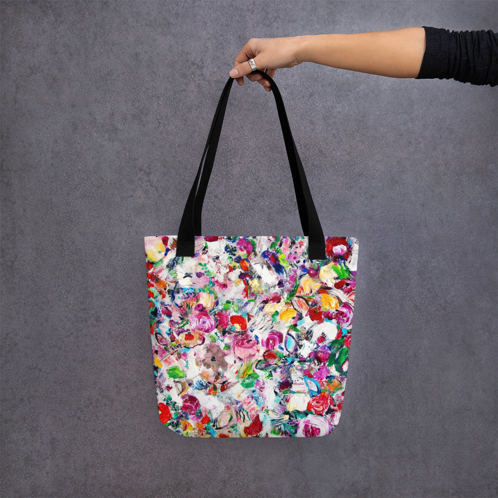 Blooming Snow Tote Bag