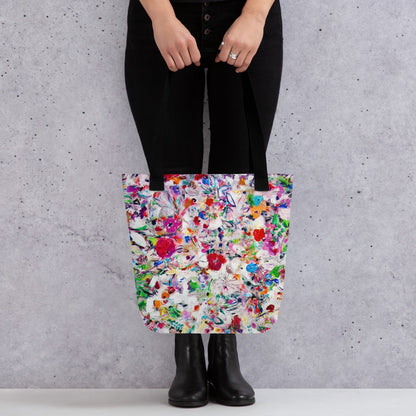 Blooming Snow Tote Bag