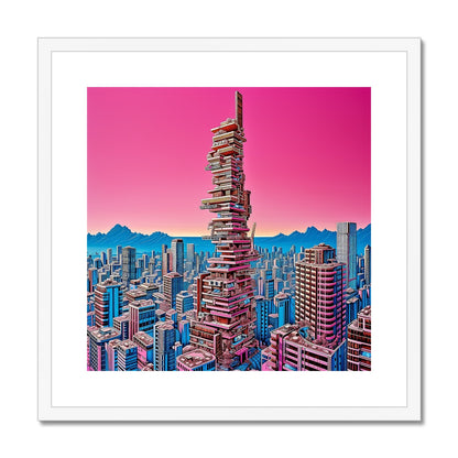 Tower in the Pink Sky