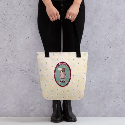 Bear Girl All Over Tote Bag