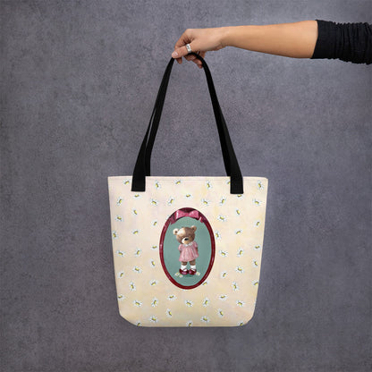 Bear Girl All Over Tote Bag