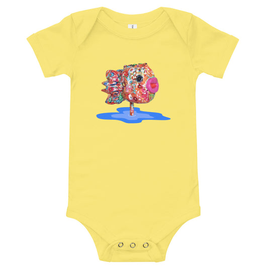 Pink Lily Fish Baby/Toddler Bodysuit