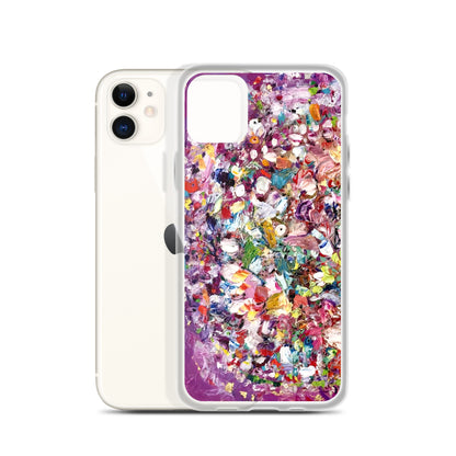 Purple Flower Bomb iPhone Case