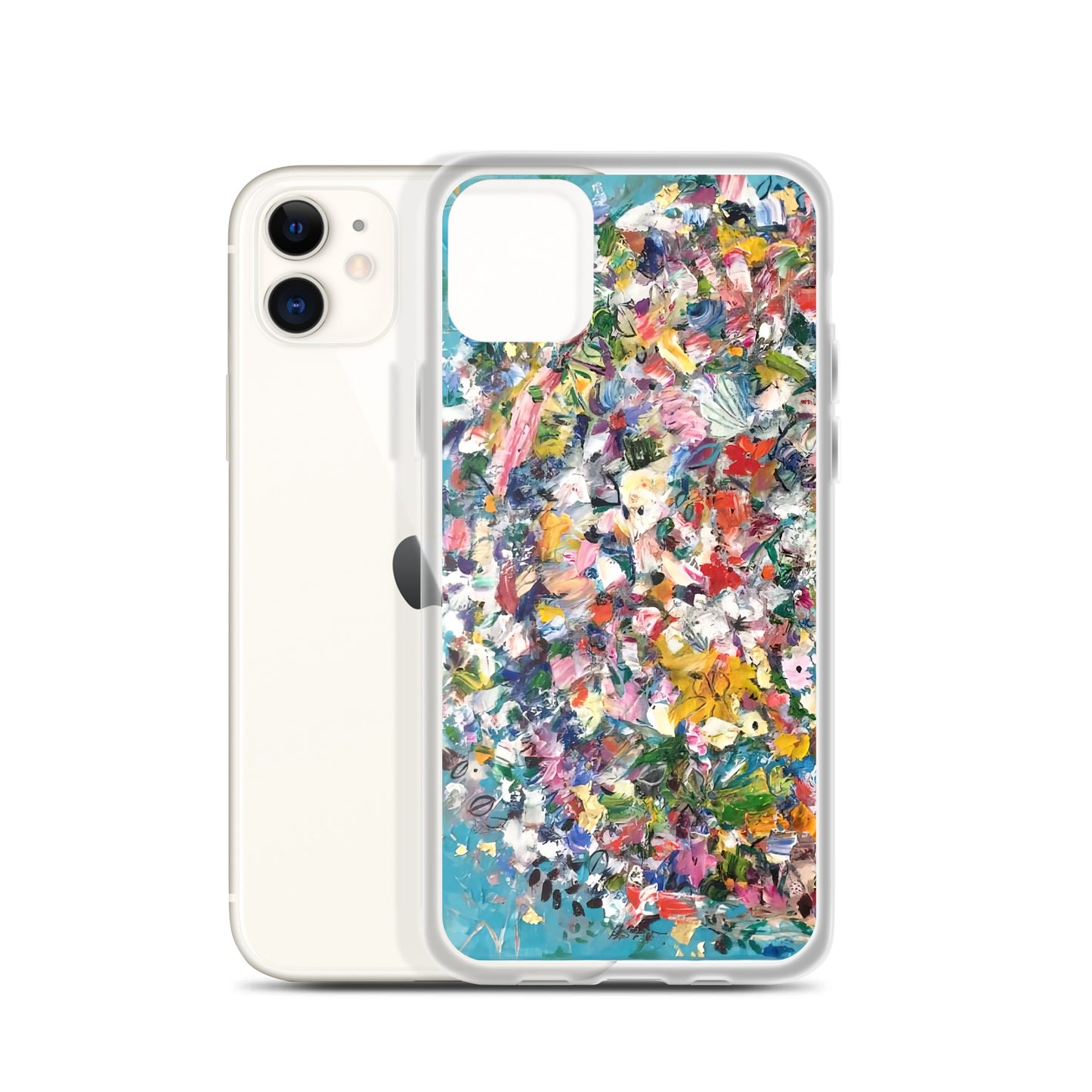 Blue Flower Bomb iPhone Case