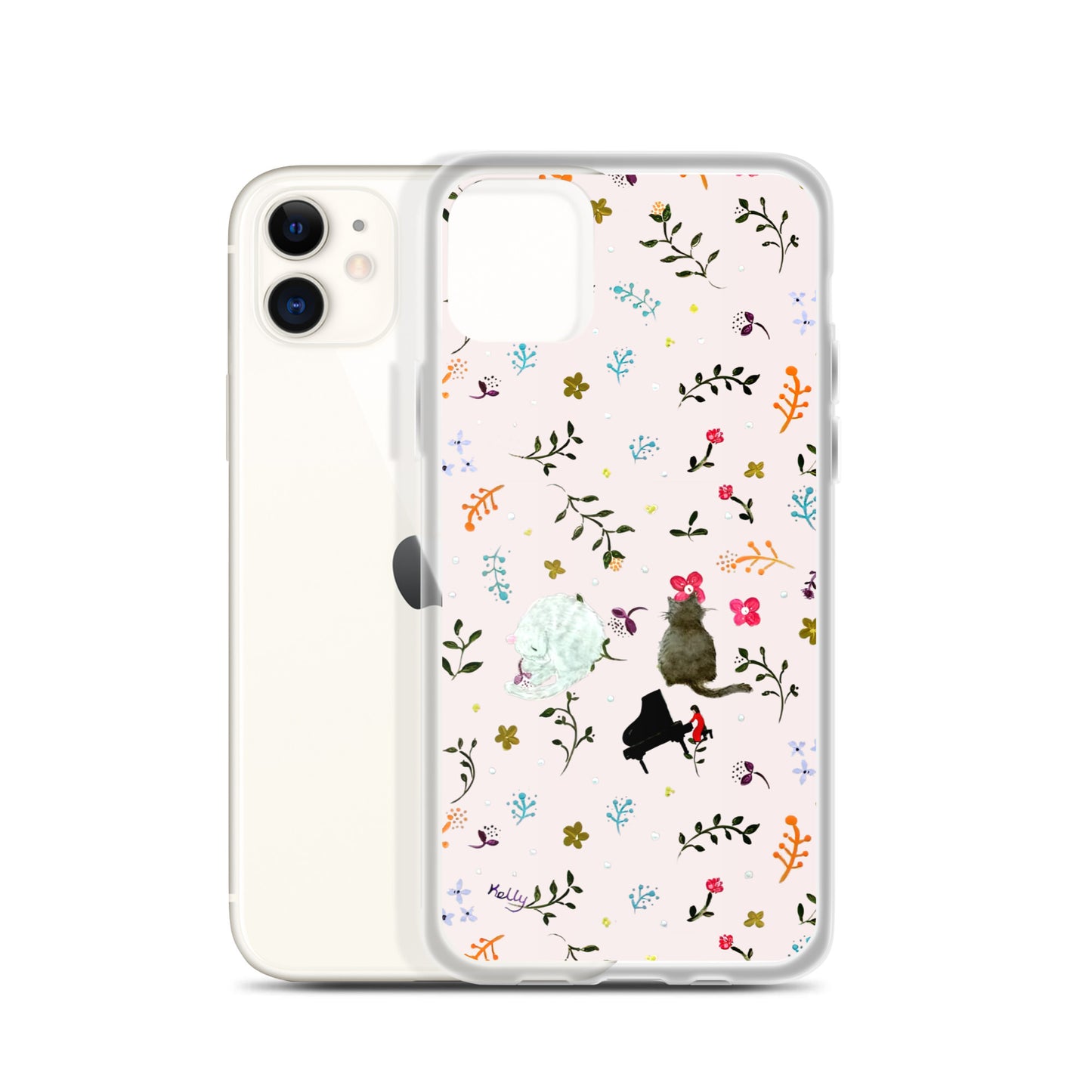 Piano & Cats iPhone Case