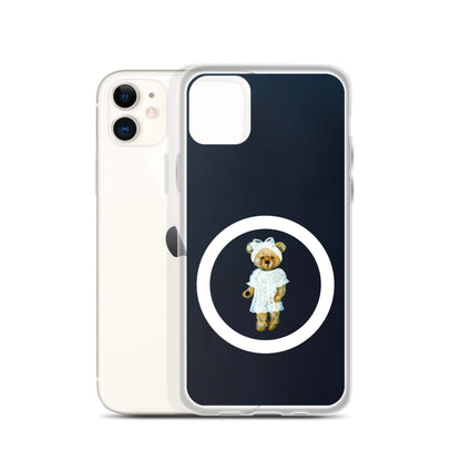 Bear in Lace Dress 2 iPhone Case