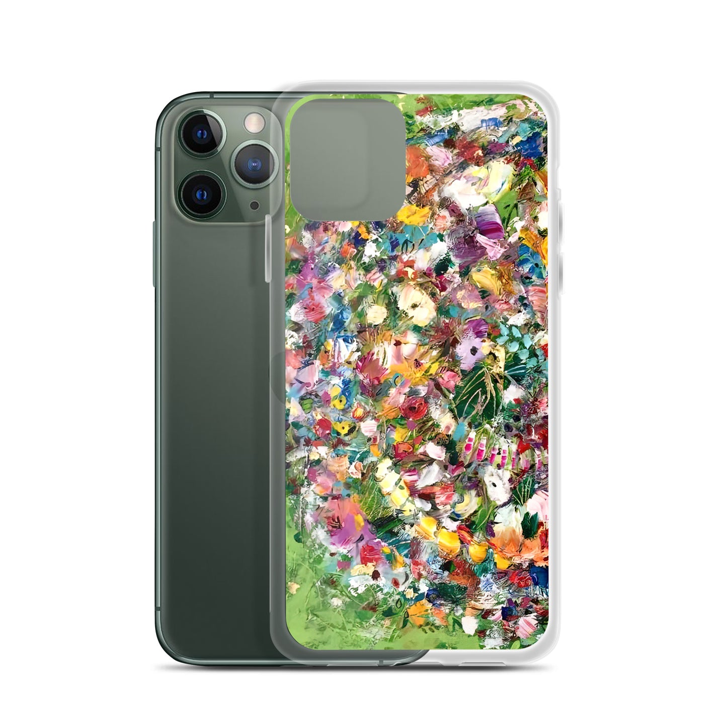 Green Flower Bomb iPhone Case