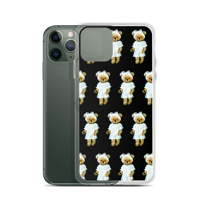 Bear in Lace Dress iPhone Case