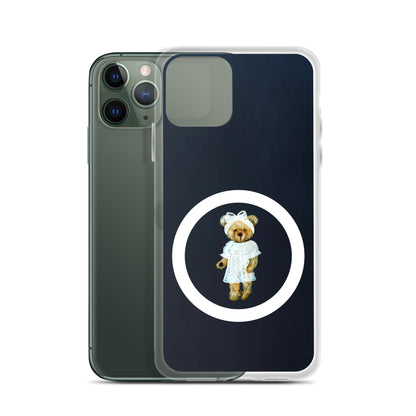 Bear in Lace Dress 2 iPhone Case