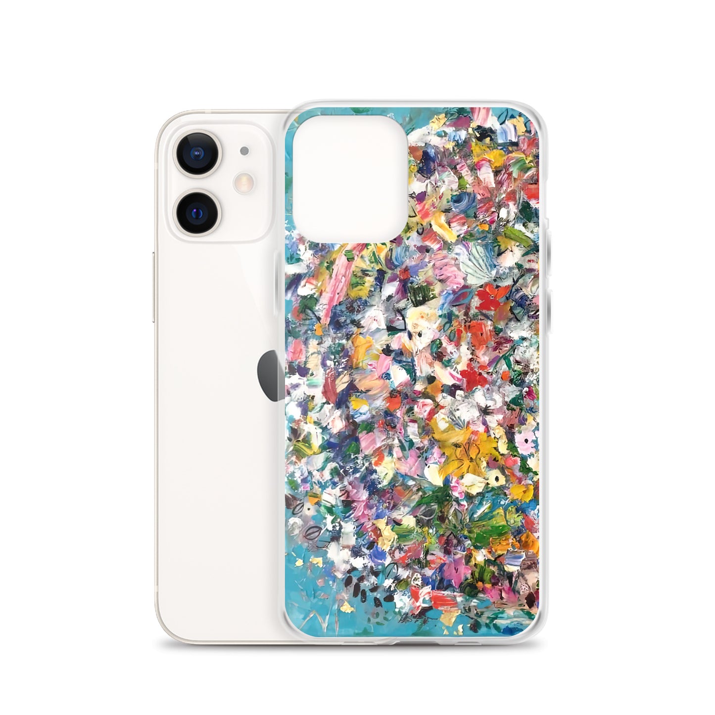 Blue Flower Bomb iPhone Case