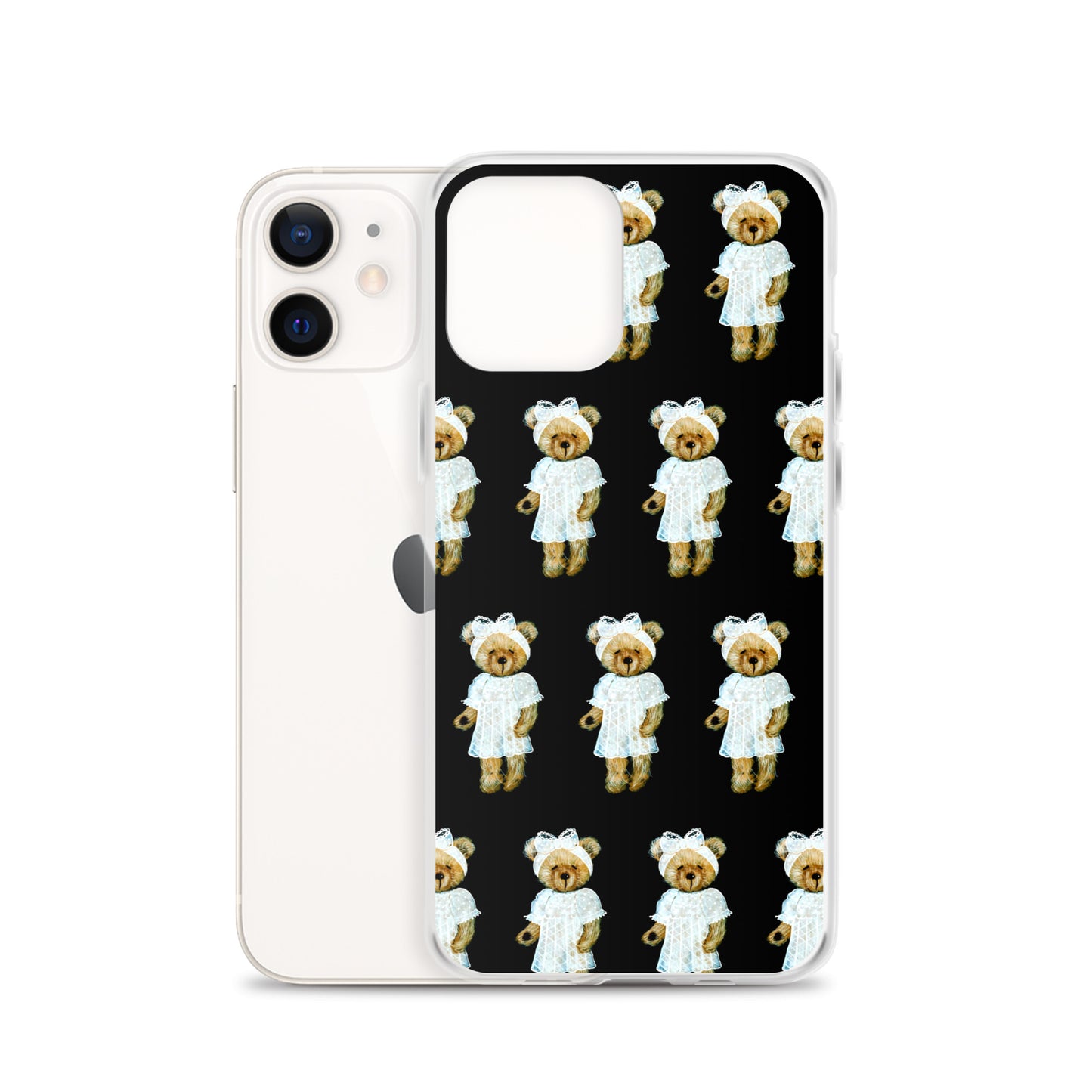 Bear in Lace Dress iPhone Case