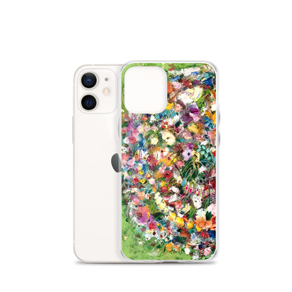 Green Flower Bomb iPhone Case