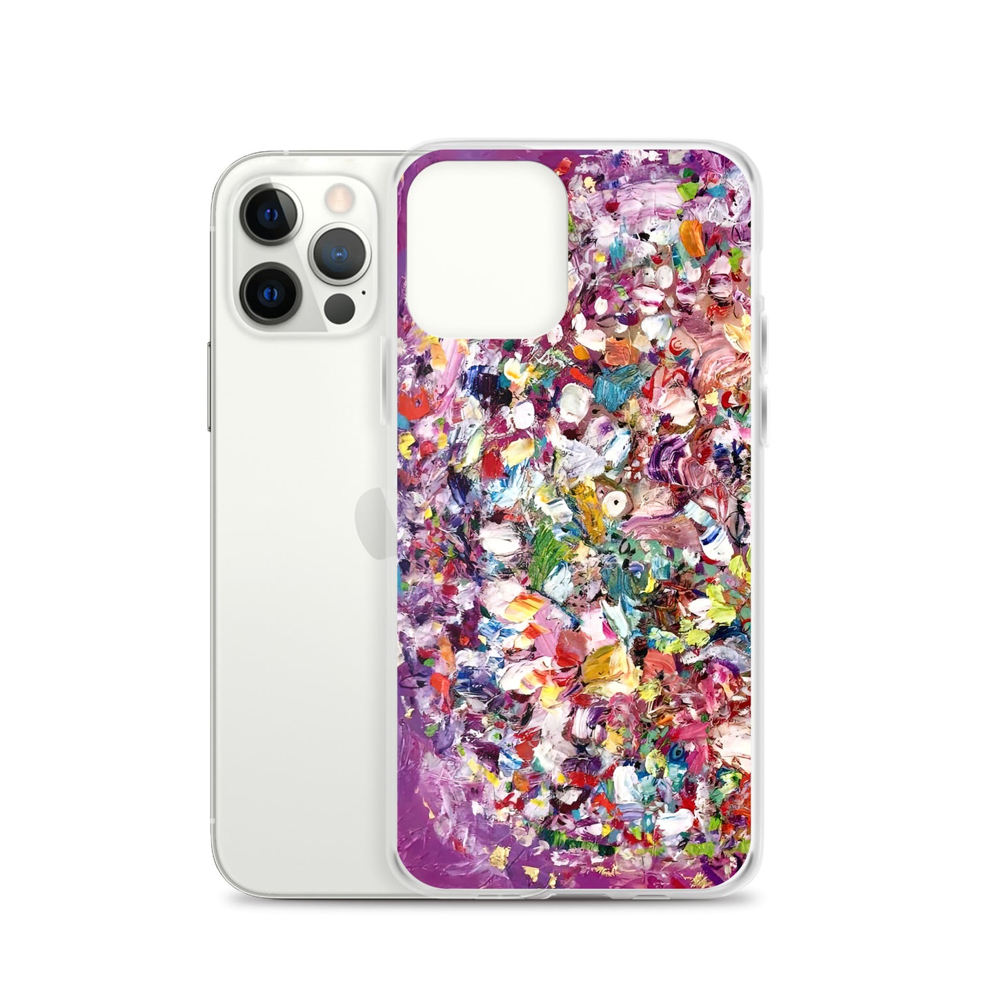 Purple Flower Bomb iPhone Case