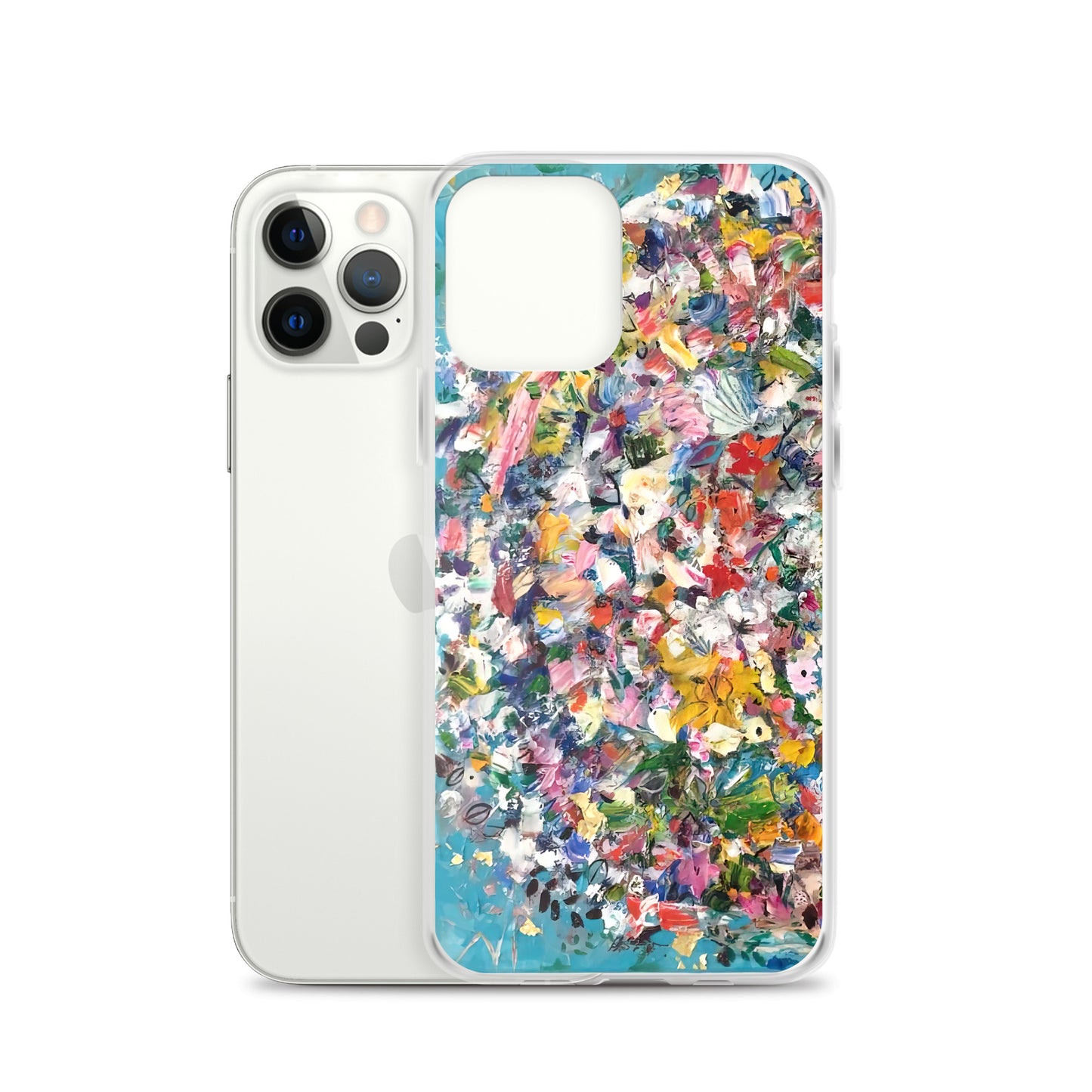 Blue Flower Bomb iPhone Case