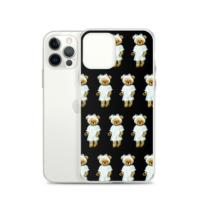 Bear in Lace Dress iPhone Case