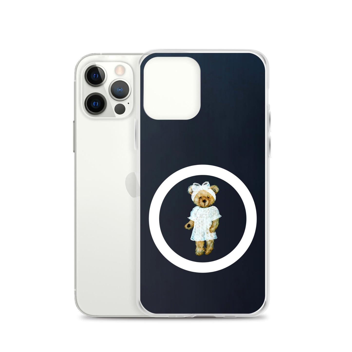 Bear in Lace Dress 2 iPhone Case