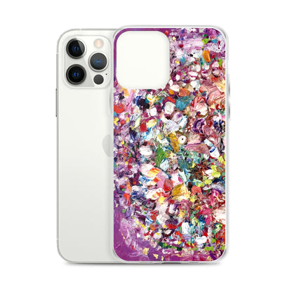 Purple Flower Bomb iPhone Case