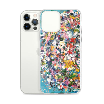 Blue Flower Bomb iPhone Case