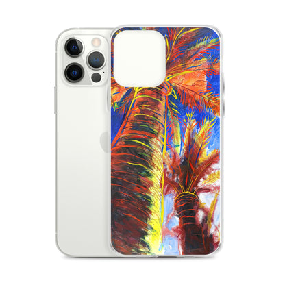 Mediterranean Palms 2 iPhone Case