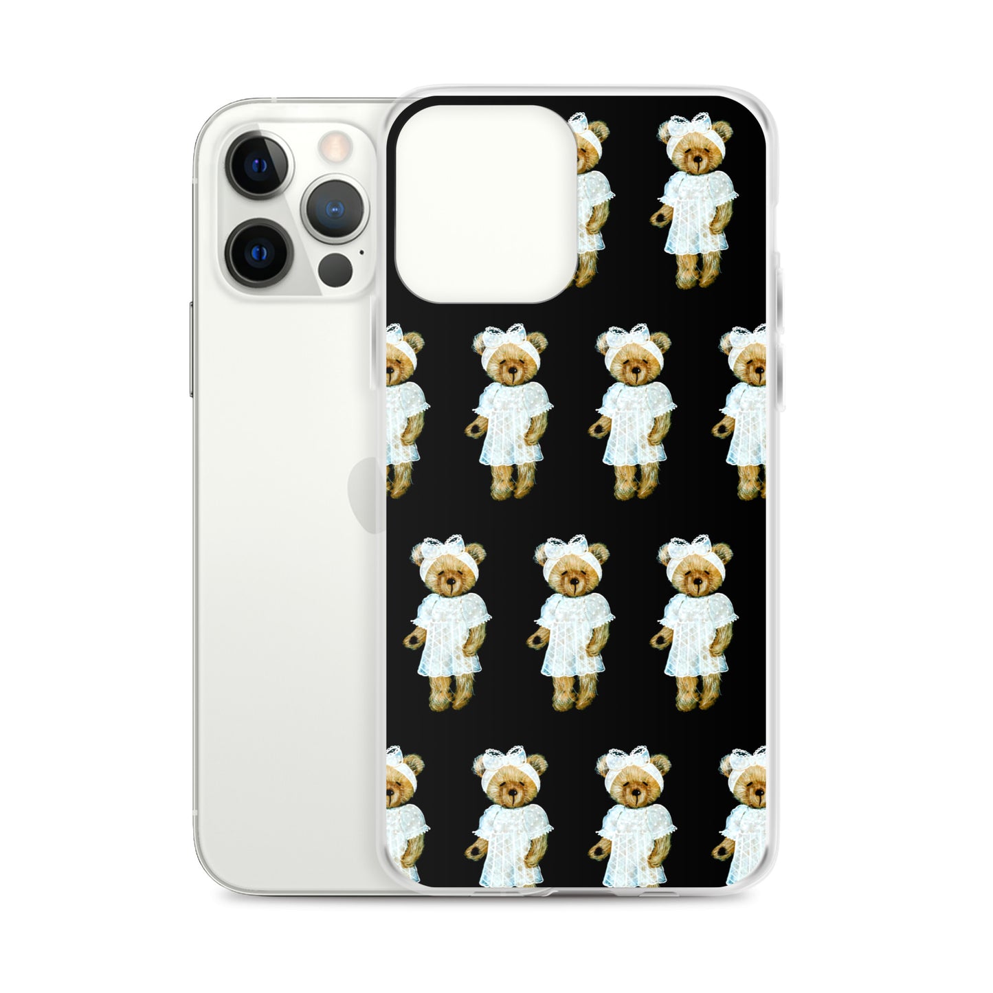 Bear in Lace Dress iPhone Case