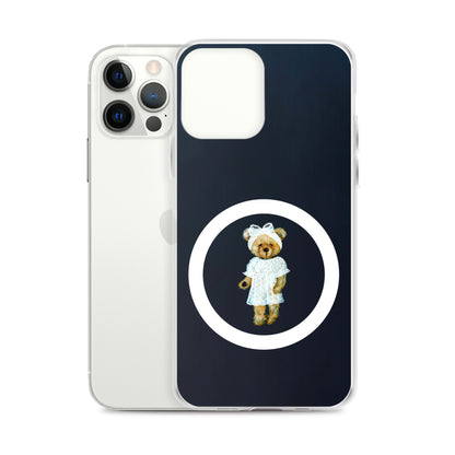 Bear in Lace Dress 2 iPhone Case