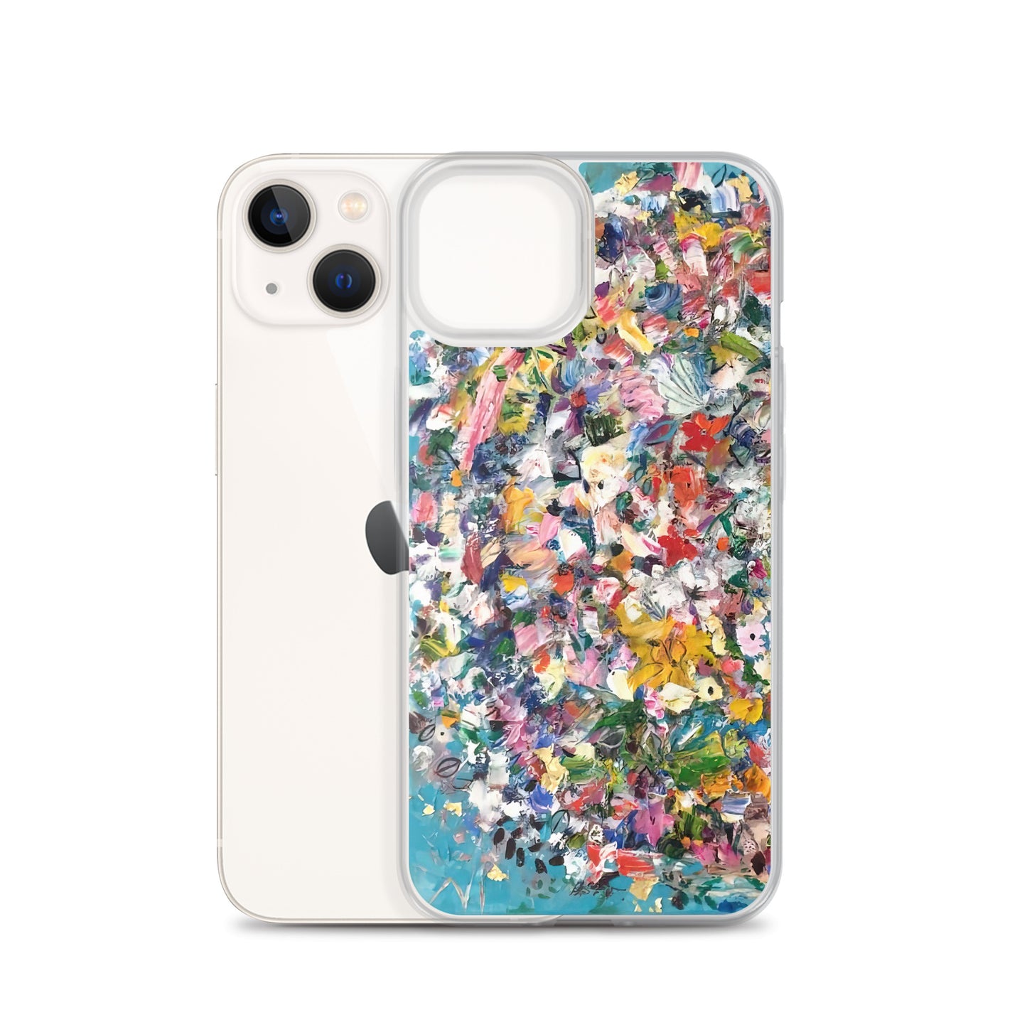 Blue Flower Bomb iPhone Case