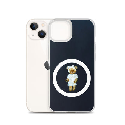 Bear in Lace Dress 2 iPhone Case