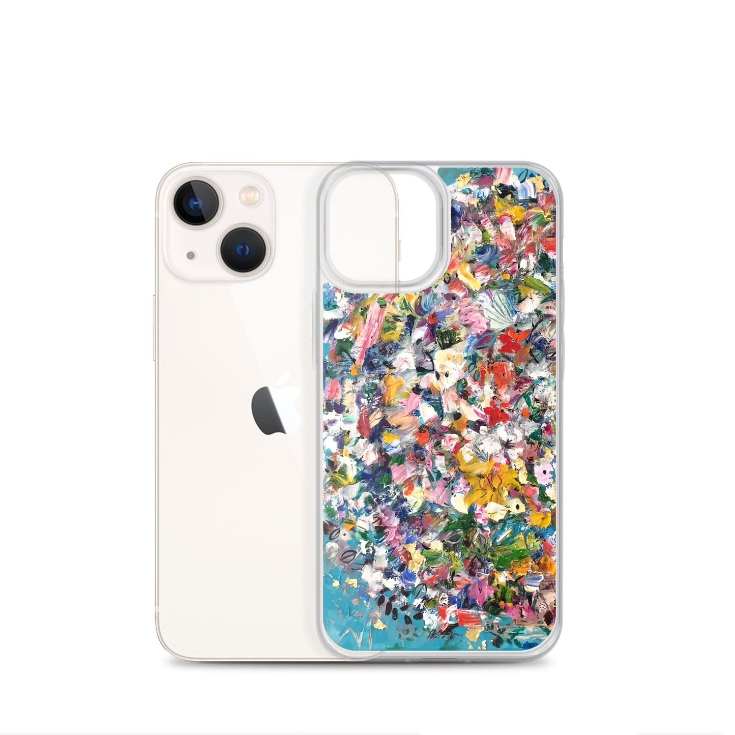 Blue Flower Bomb iPhone Case