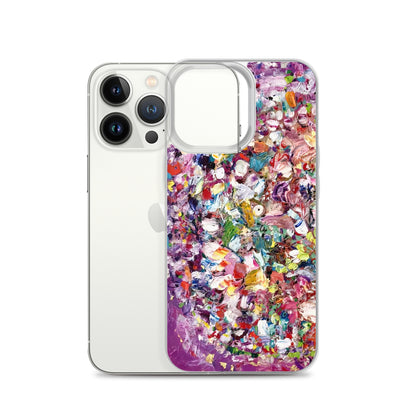 Purple Flower Bomb iPhone Case