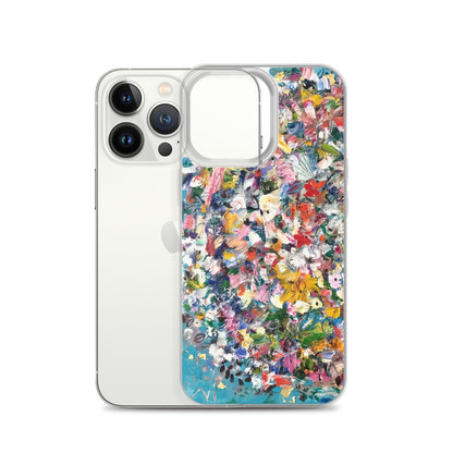 Blue Flower Bomb iPhone Case