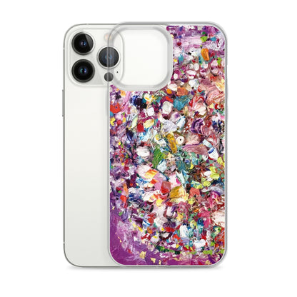 Purple Flower Bomb iPhone Case