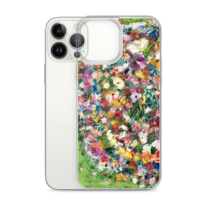 Green Flower Bomb iPhone Case