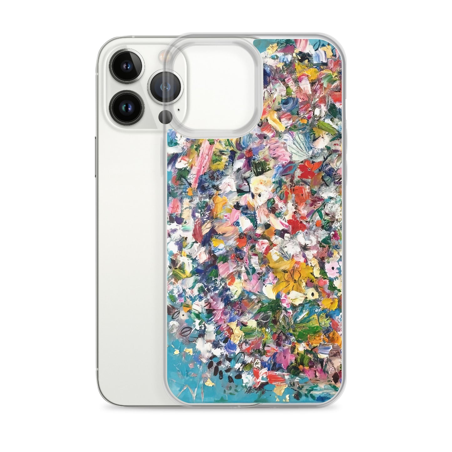 Blue Flower Bomb iPhone Case