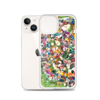 Green Flower Bomb iPhone Case