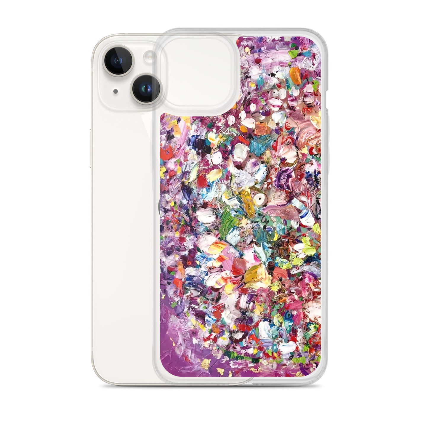 Purple Flower Bomb iPhone Case