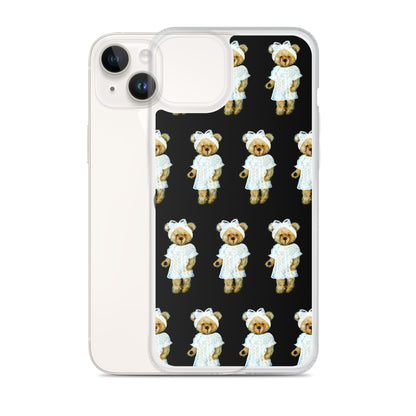 Bear in Lace Dress iPhone Case