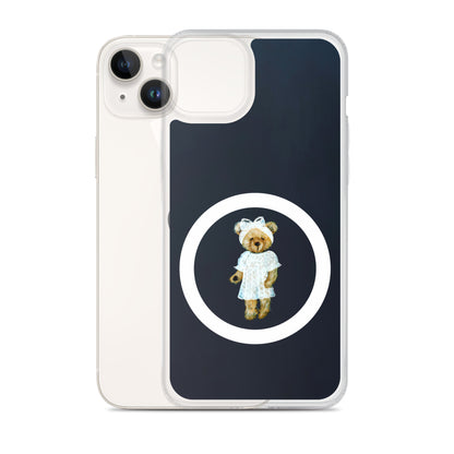 Bear in Lace Dress 2 iPhone Case