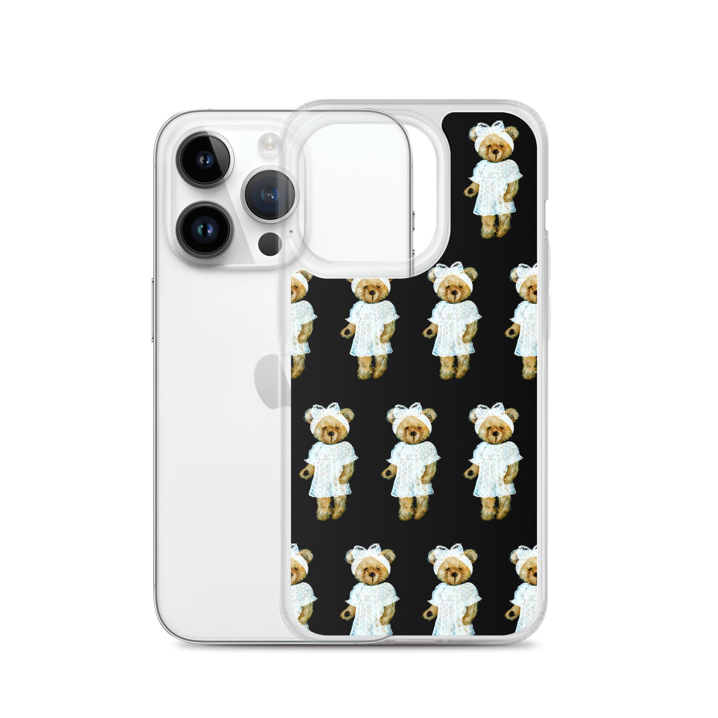 Bear in Lace Dress iPhone Case