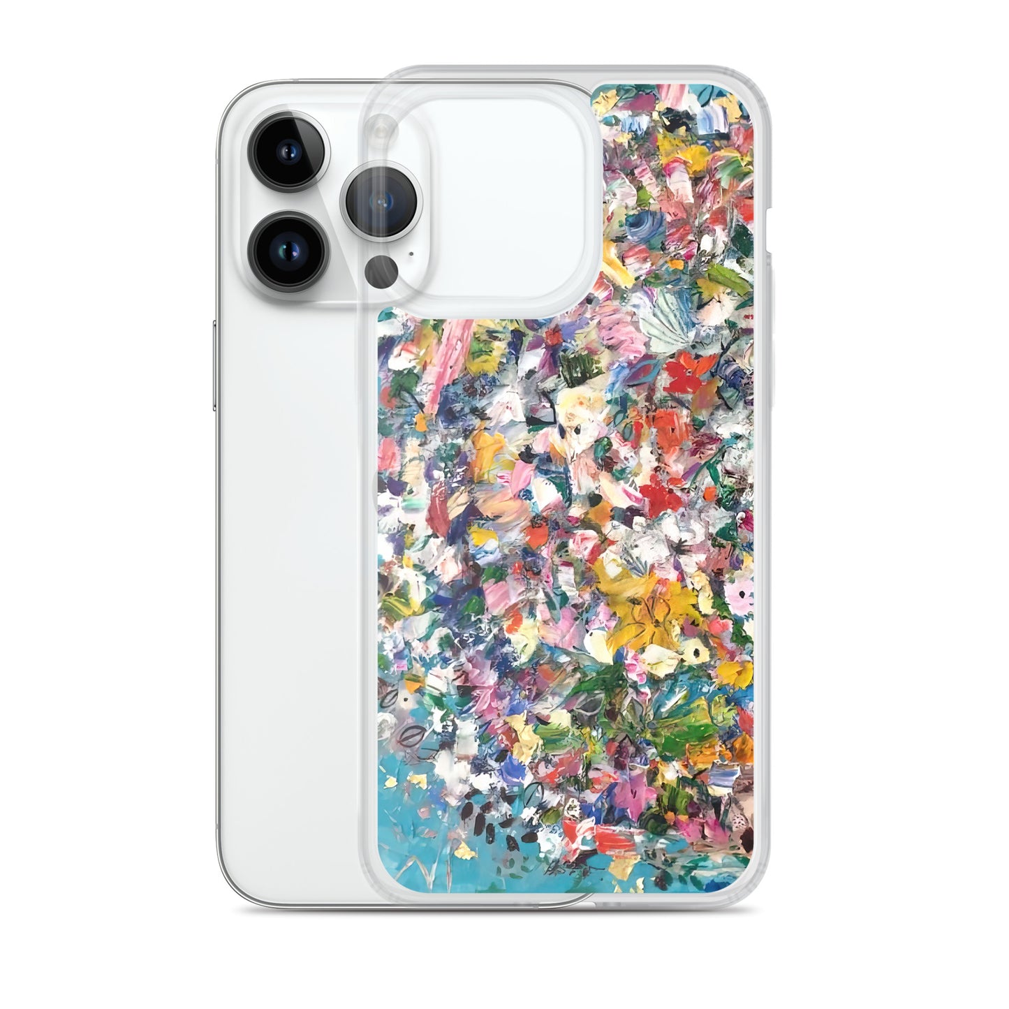 Blue Flower Bomb iPhone Case