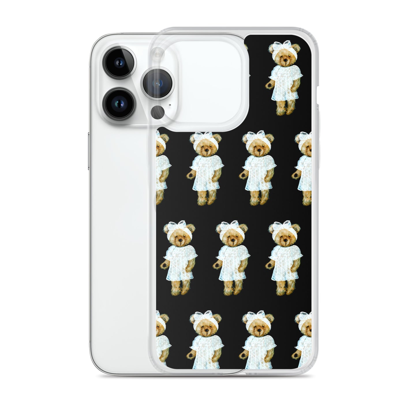 Bear in Lace Dress iPhone Case