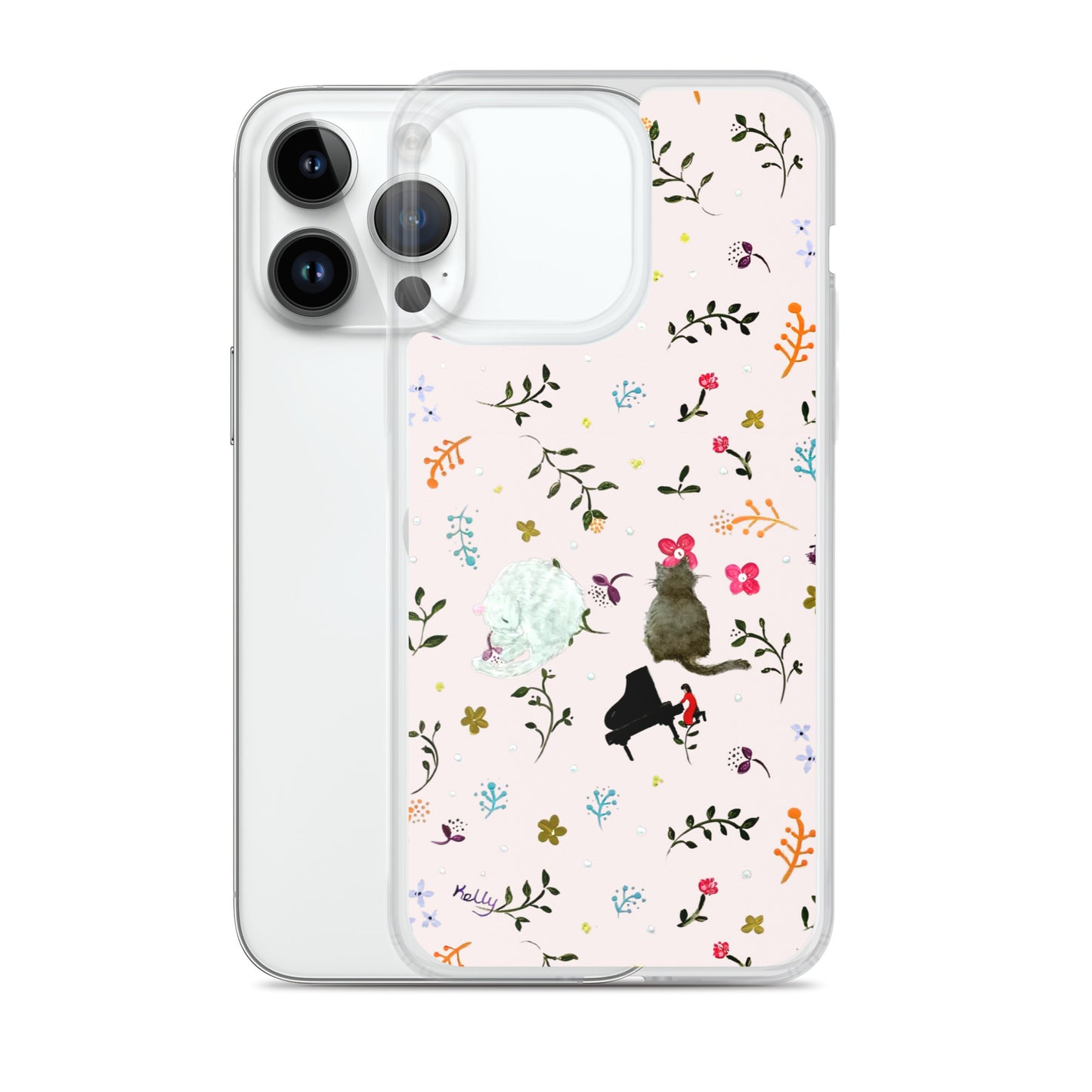 Piano & Cats iPhone Case