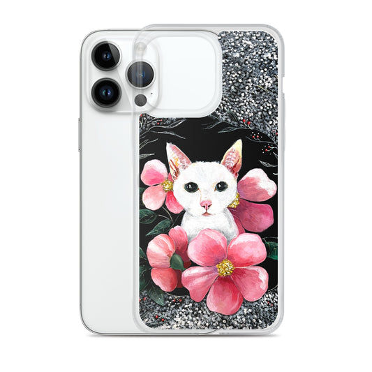 Flower Cat iPhone Case