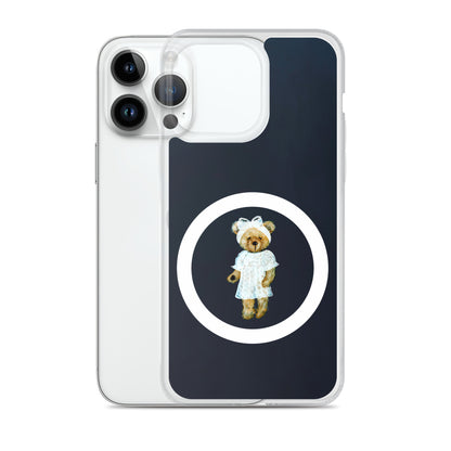 Bear in Lace Dress 2 iPhone Case