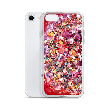 Red Flower Bomb iPhone Case