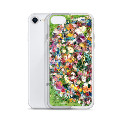 Green Flower Bomb iPhone Case