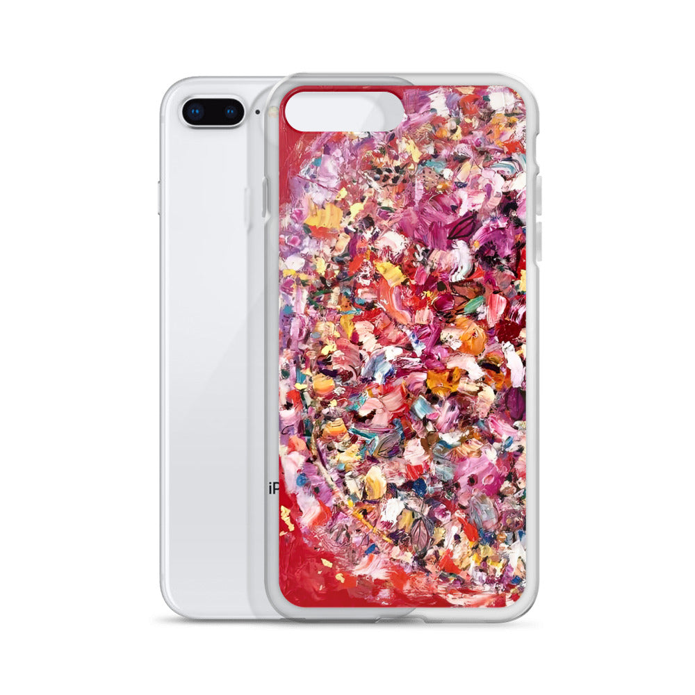 Red Flower Bomb iPhone Case